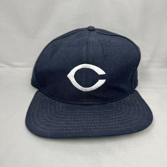 Vintage Chicago‎ Cubs New Era Pro Model Fitted Hat Size 7 1/8 Dupont Visor USA - Picture 1 of 6